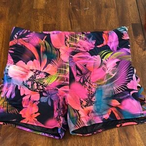 Torrid Multicolor Floral swim shirt Bottom L size 0